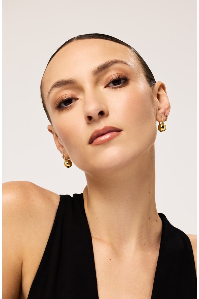 Statement Earrings - Perry, Alternate, color, Gold