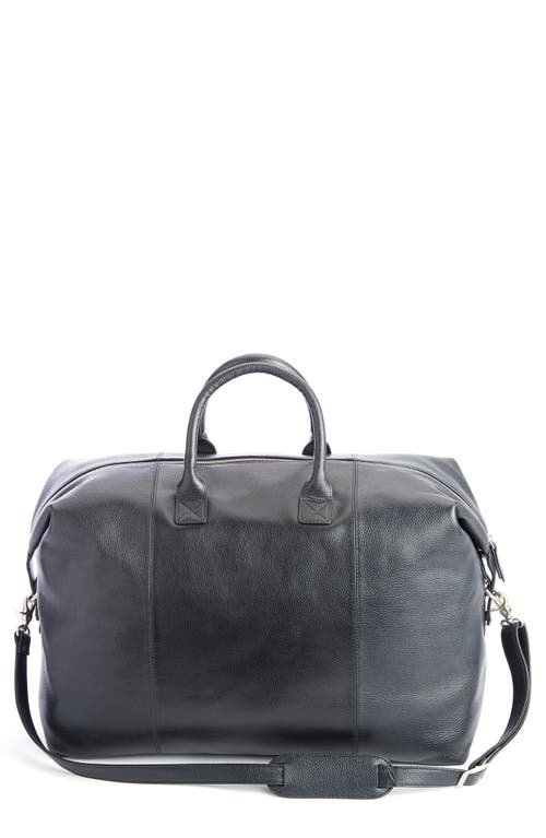 ROYCE New York Leather Weekender Bag