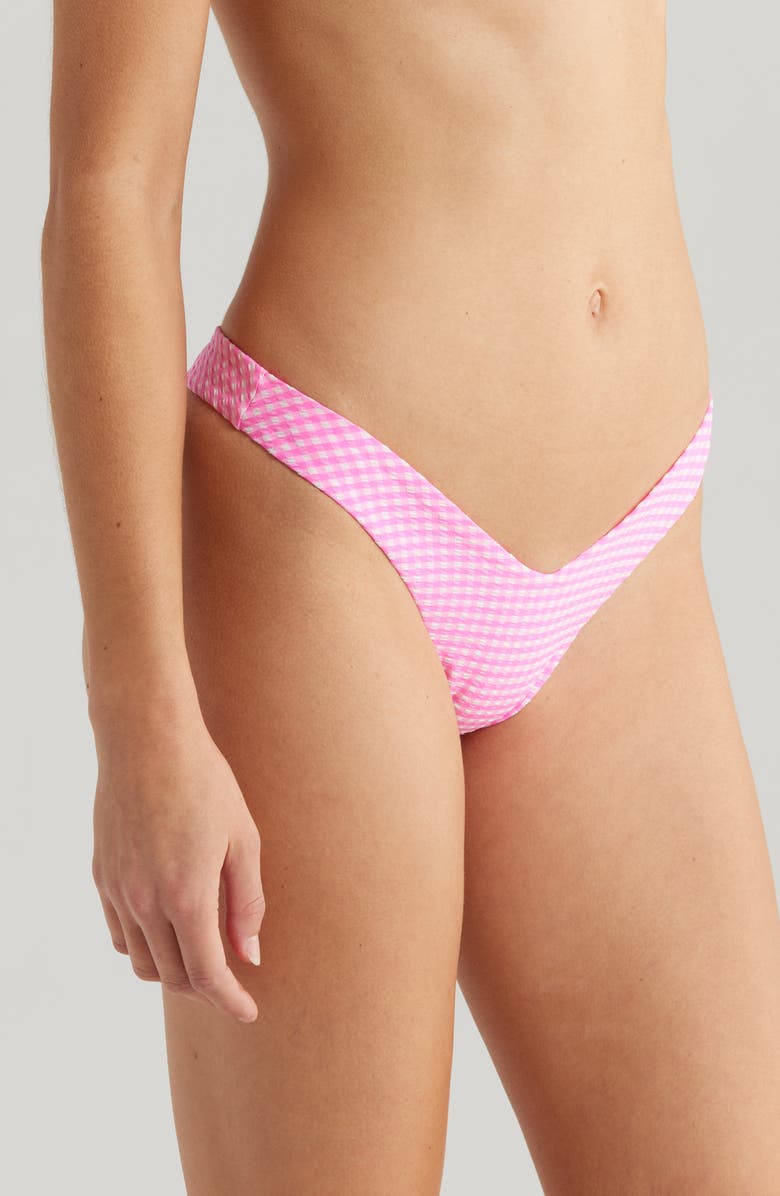 Kulani Kinis Retro Y Thong Bikini Bottoms, Alternate, color, 