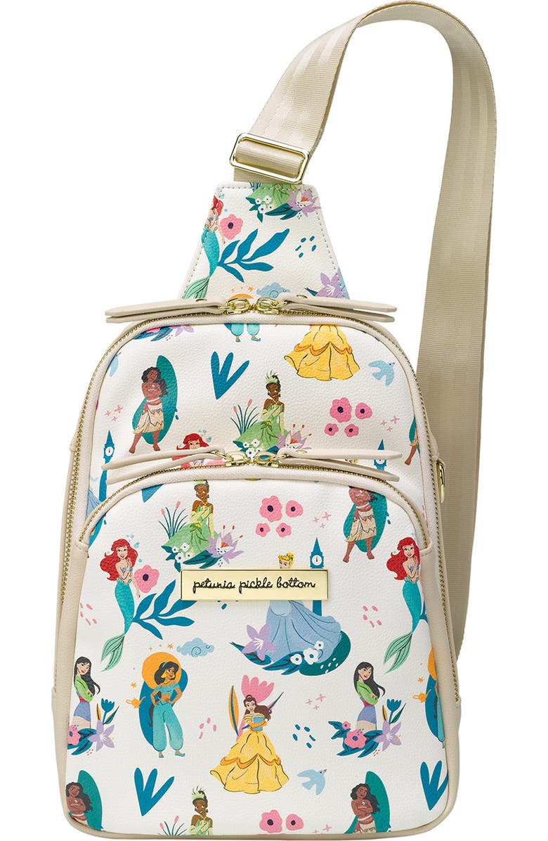 Petunia Pickle Bottom x Disney Princess Crisscross Sling Bag, Main, color,