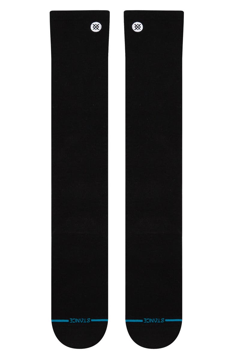 Stance Icon Compression Over The Calf Socks, Alternate, color, Black