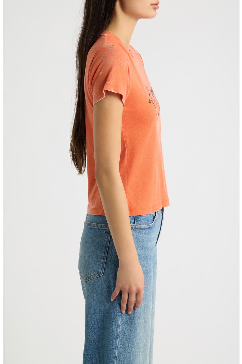 Let's Hang Around Graphic Tee, Alternate, color, POPPY ORANGE