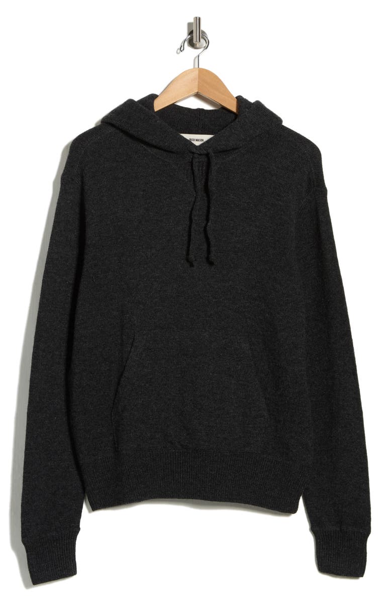 BUCK MASON Wool Blend Hoodie, Alternate, color, Charcoal
