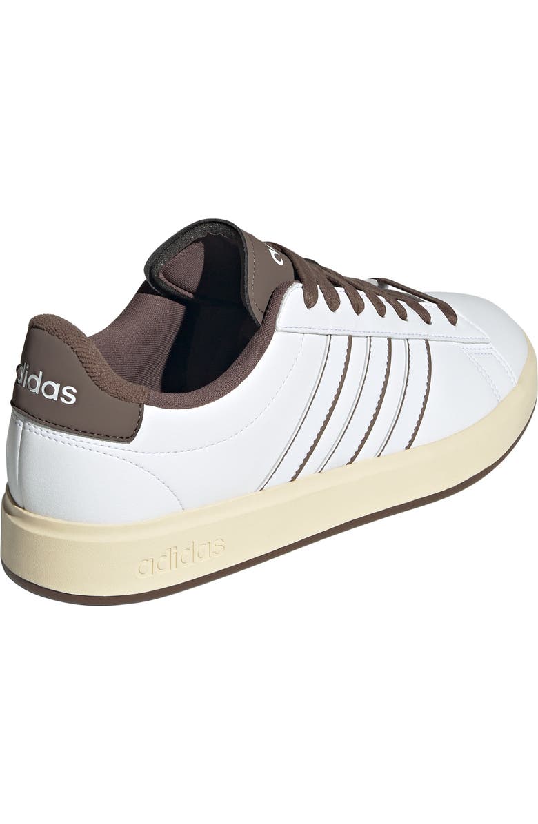 adidas Grand Court 2.0 Sneaker, Alternate, color, White/ White/ Earth Strata