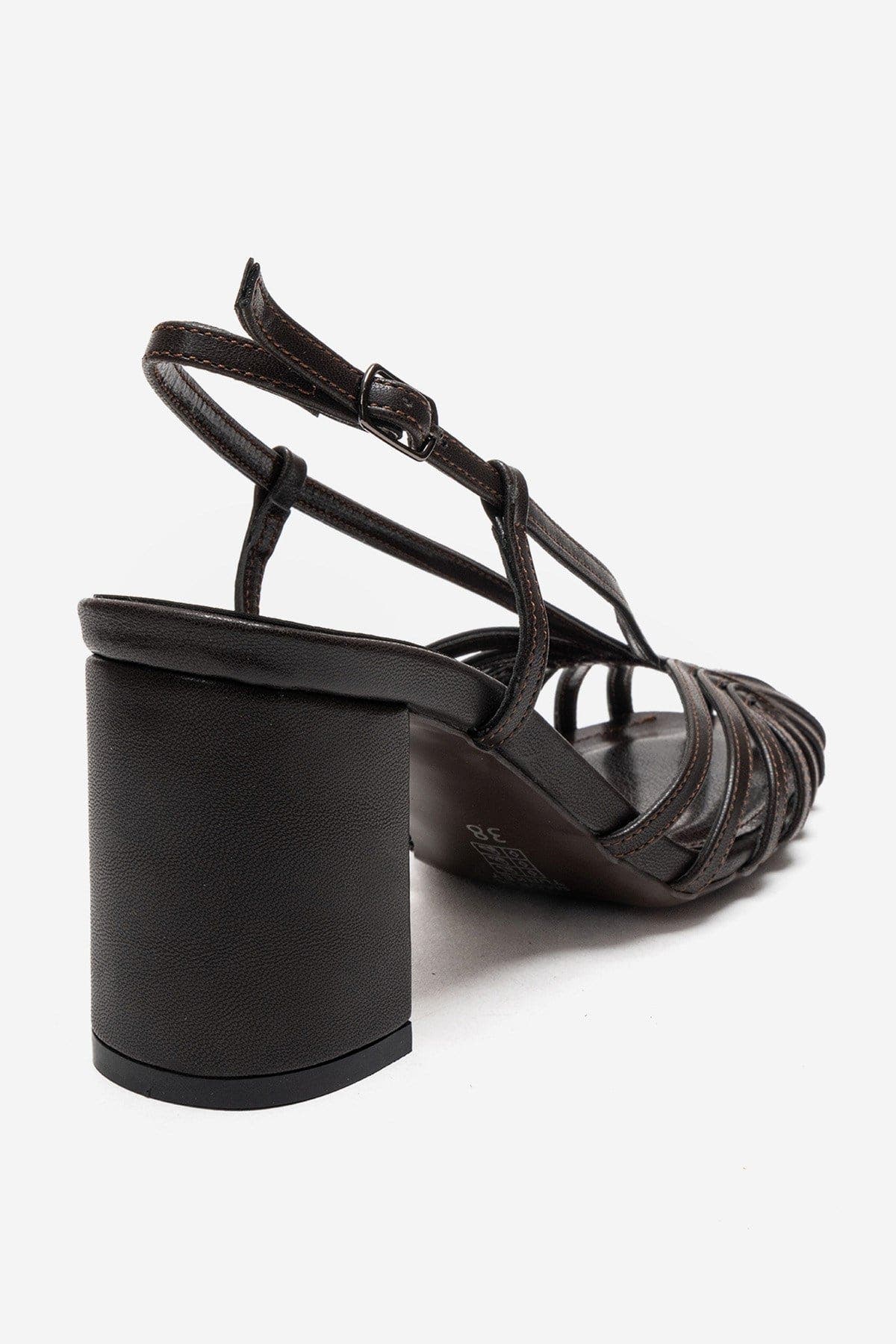 Prologue Shoes Wilda Block Heel Sandal, Alternate, color, Brown