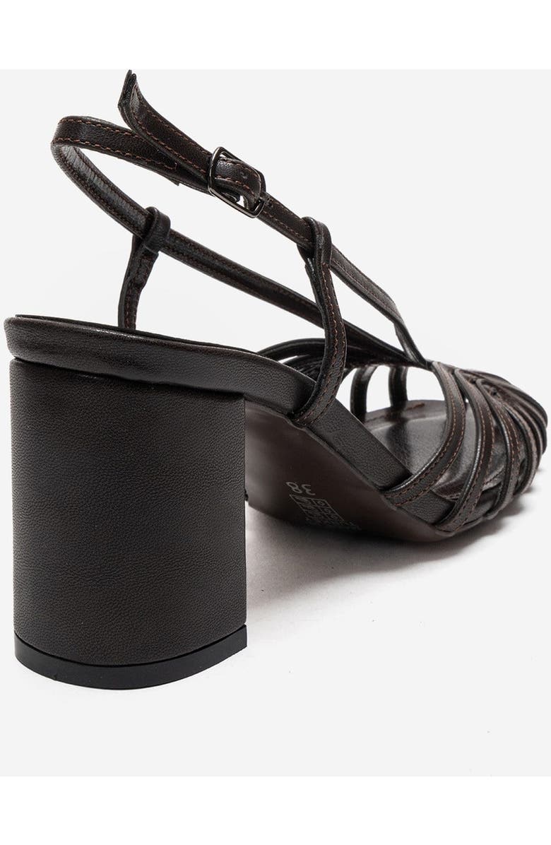 Prologue Shoes Wilda Block Heel Sandal, Alternate, color, Brown