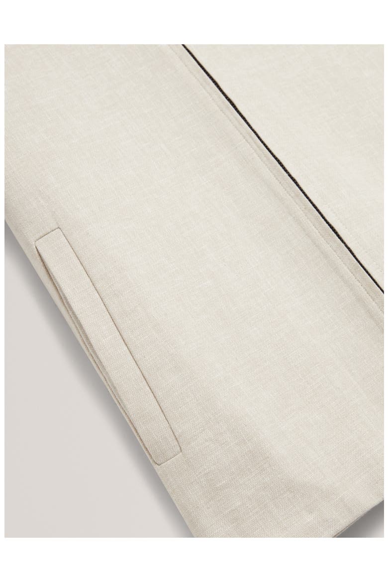 Ashley Linen & Cotton Jacket, Alternate, color, STONE