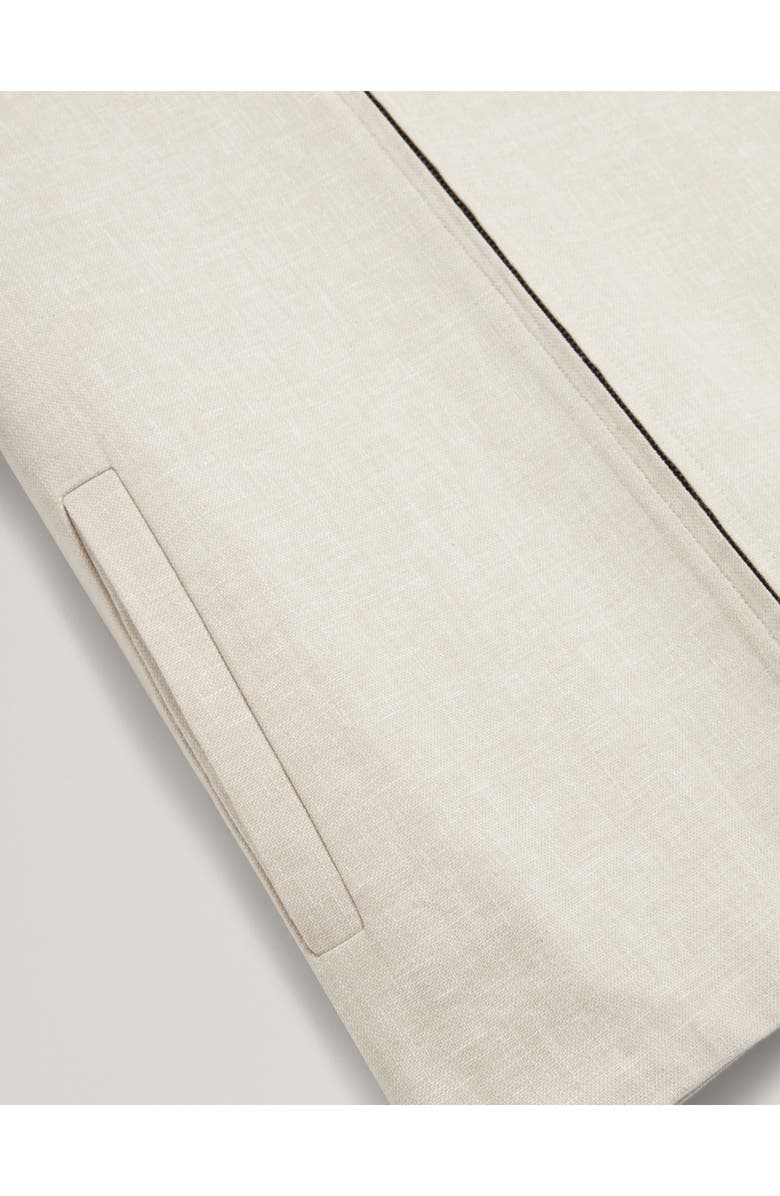 Ted Baker Ashley Linen & Cotton Jacket, Alternate, color, Stone