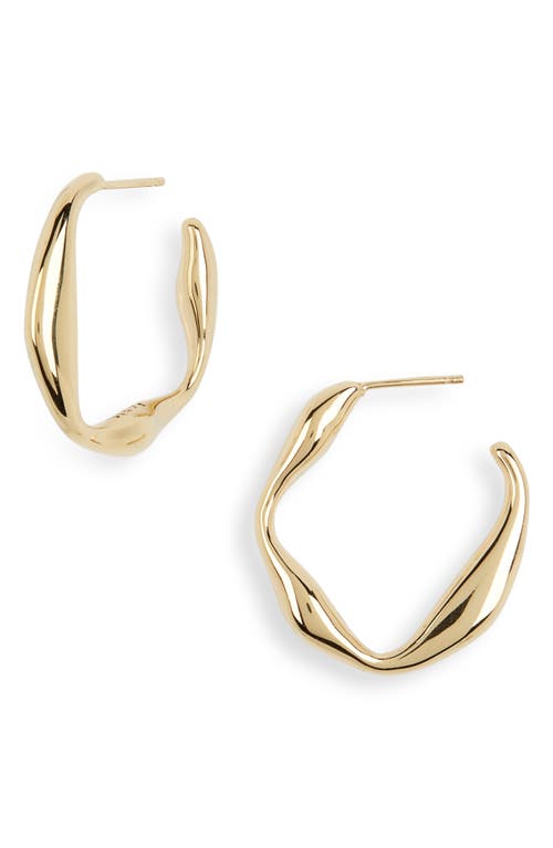 FARIS Onda Small Wavy Hoops in Gold  product