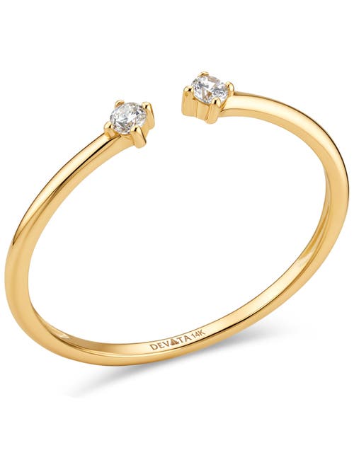 Devata Open Ring In Yellow Gold