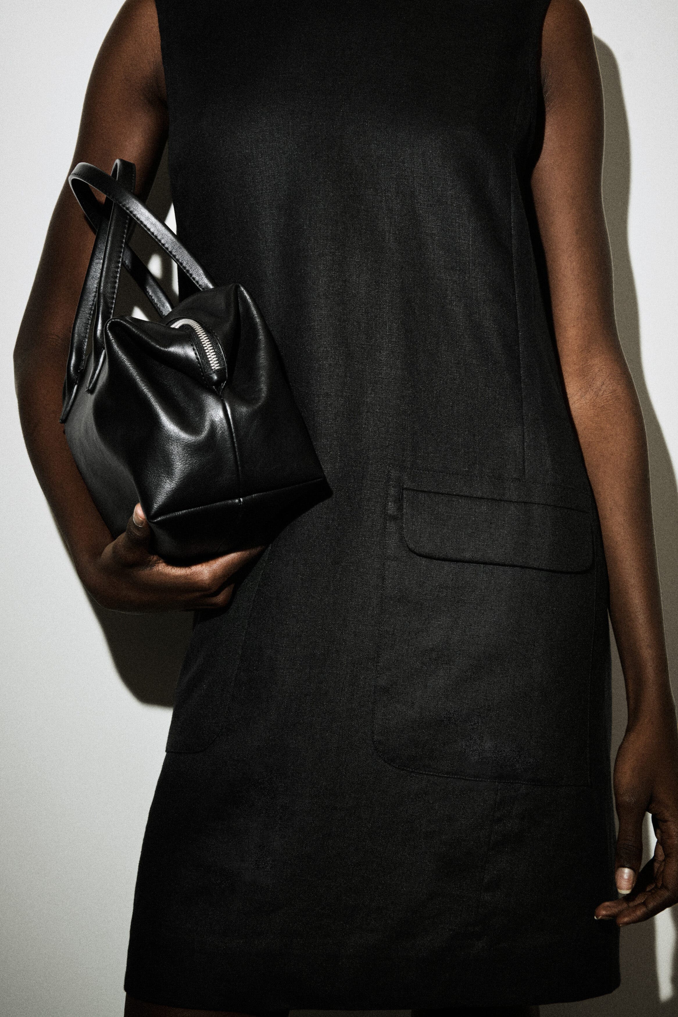 Linen Mini Shift Dress - image 2