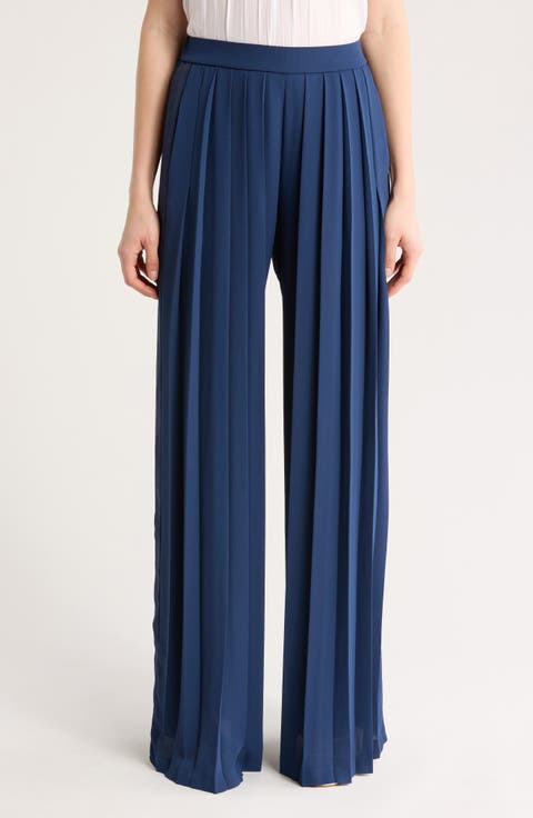 Hal Pleated Wide Leg Pants