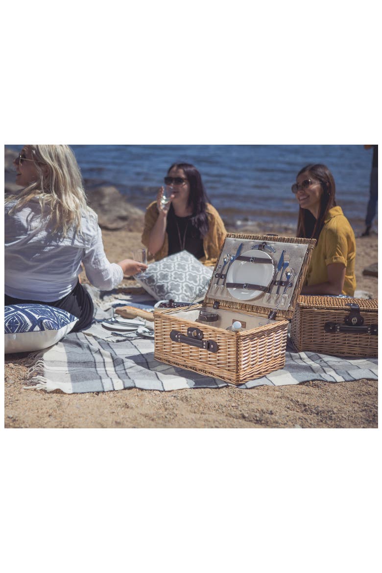 Classic Picnic Basket, Alternate, color, BEIGE