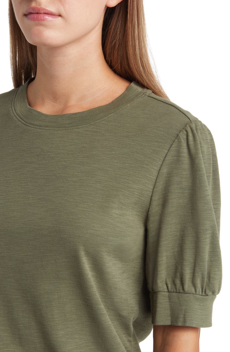 Tommy Bahama Ashby Isles Puff Sleeve Cotton Top, Alternate, color,