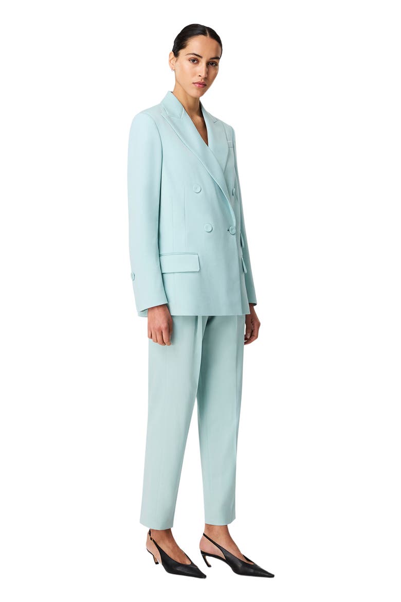 Relaxed Double Breasted Jacket, Alternate, color, Mist