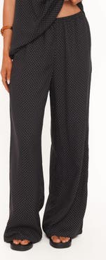 Petal & Pup Lexi Elastic Waist Wide Leg Pants