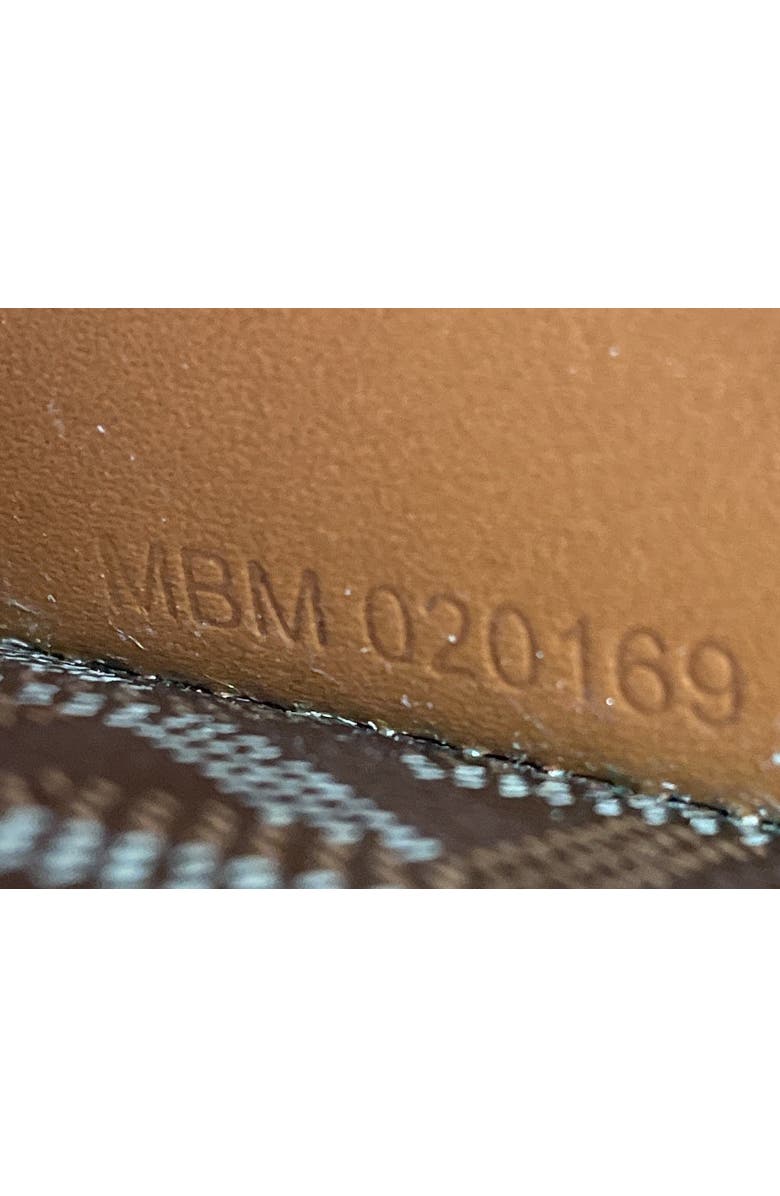 Pre-Owned Goyard Saigon Top Handle Bag Coated Canvas with Leather MM, Alternate, color, Brown