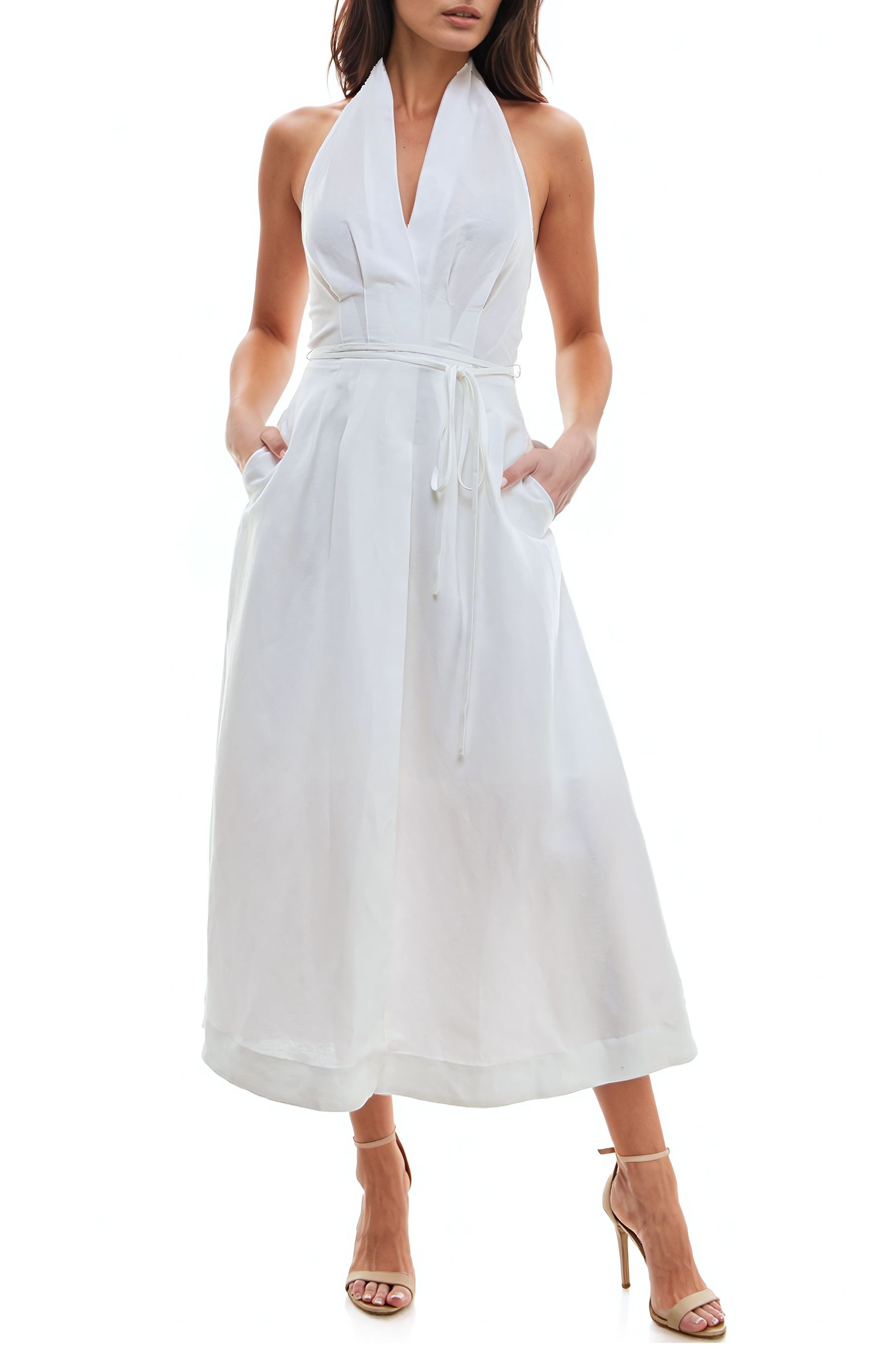 Halter White Dresses | Nordstrom