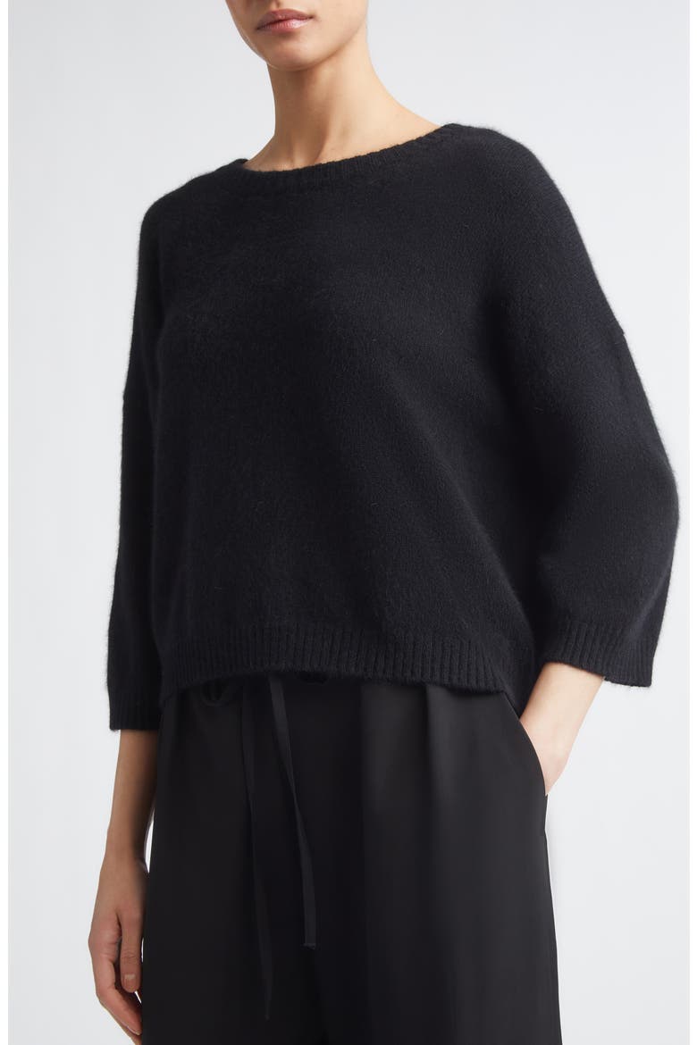 Azali Crewneck Sweater, Alternate, color, BLACK