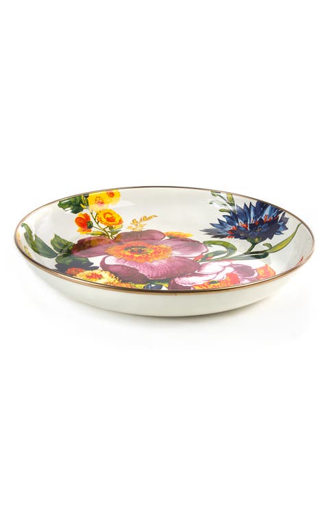 Flower Market Enameled Steel Abundant Bowl