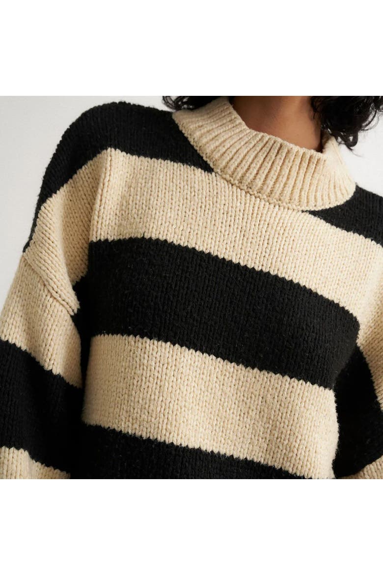 Bellamy Pullover Sweater - Women's, Alternate, color, Black Stripe