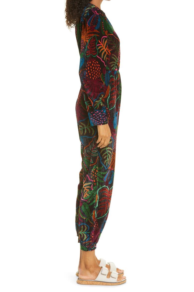 Fruits Dream Jumpsuit, Alternate, color, BLACK