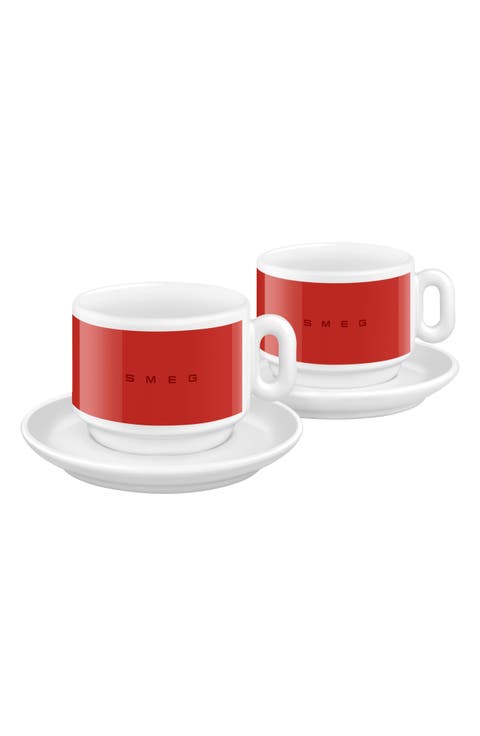 50's Style 4-Piece Cappuccino Set
