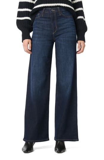 Joe's High Waist Wide Leg Jeans In Multi