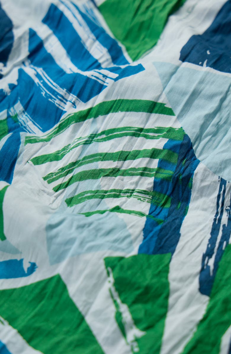 Seasalt Cornwall Larissa Abstract Print Organic Cotton Button-Up Shirt, Alternate, color,