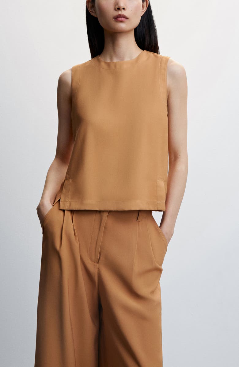 MANGO Pleated Culottes, Alternate, color, 