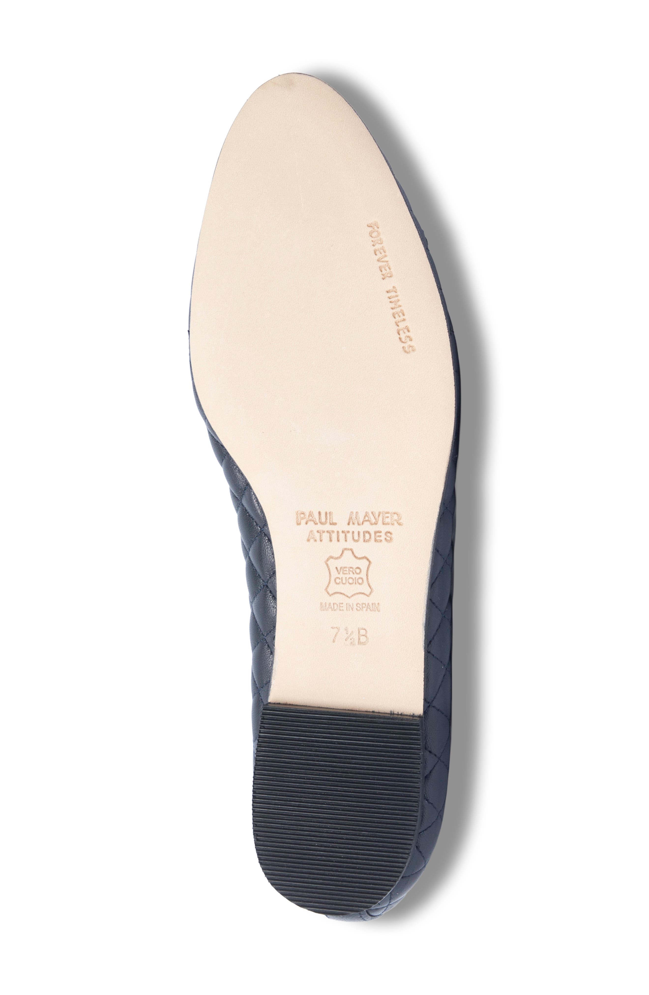 Sequin Embellished Ballet Flat, Alternate, color, NAVY
