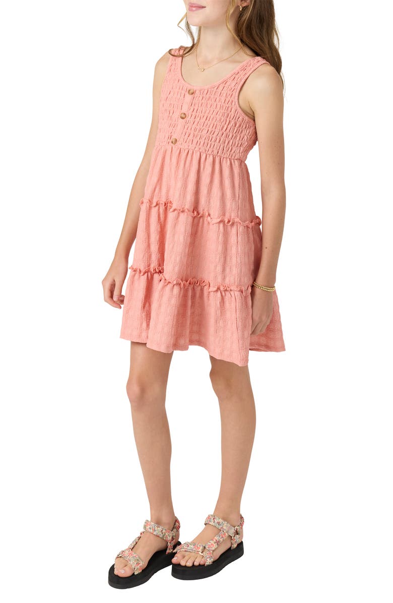 O'Neill Kids' Teffie Tiered Sleeveless Sundress, Alternate, color, 