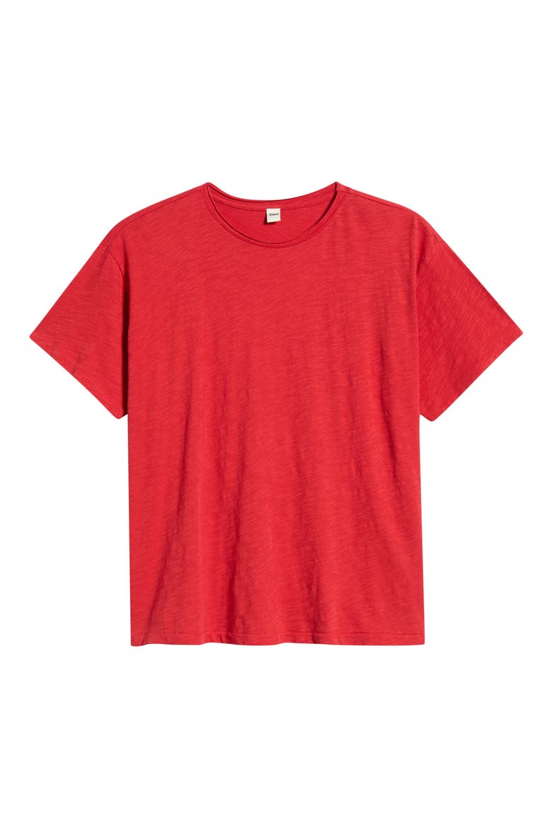Core Slub T-Shirt, Alternate, color, RED