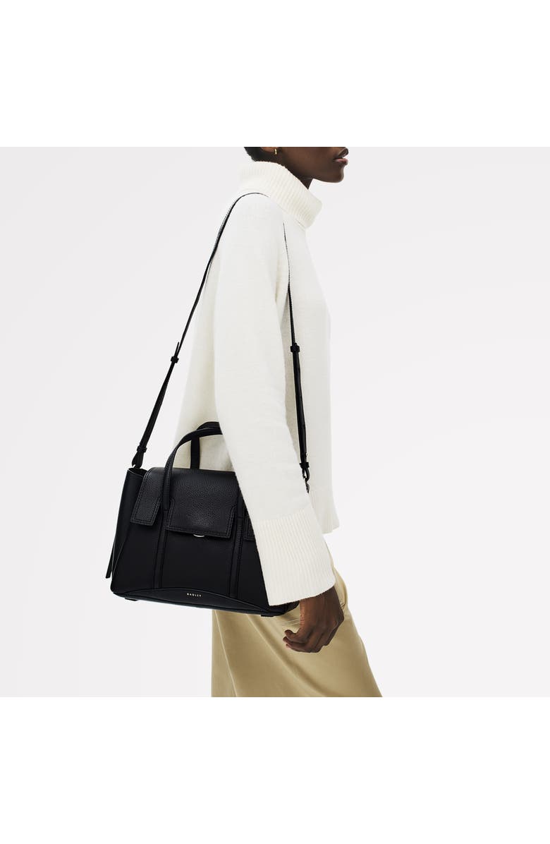 Radley The Chancery Medium Flapover Satchel Bag, Alternate, color, Black
