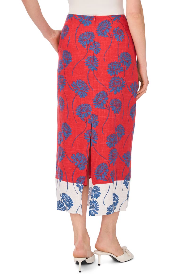 Column Midi Skirt, Alternate, color, AURA ORANGE