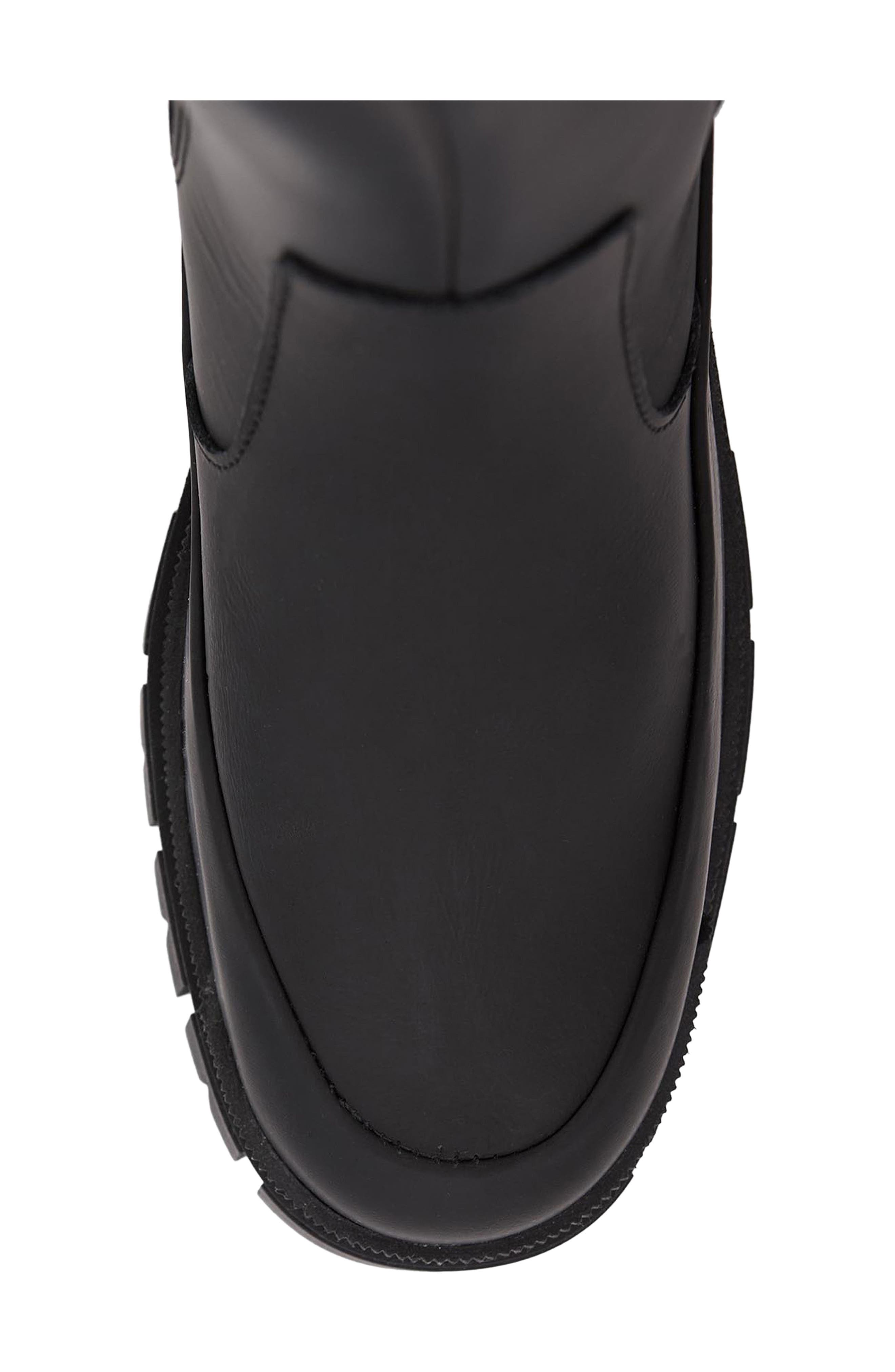 Barbour Sidneigh Tall Lugged Chelsea Boot, Alternate, color, Black