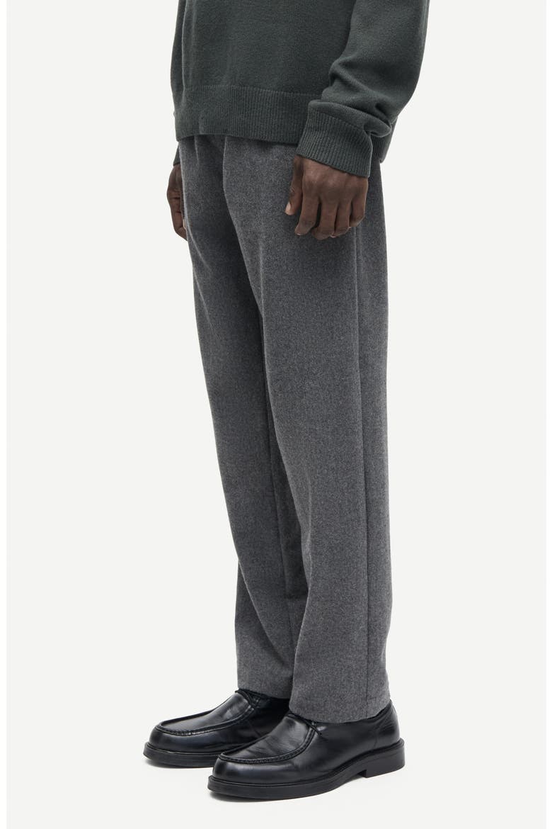 Sabertil Wool Blend Trousers, Alternate, color, DARK GREY