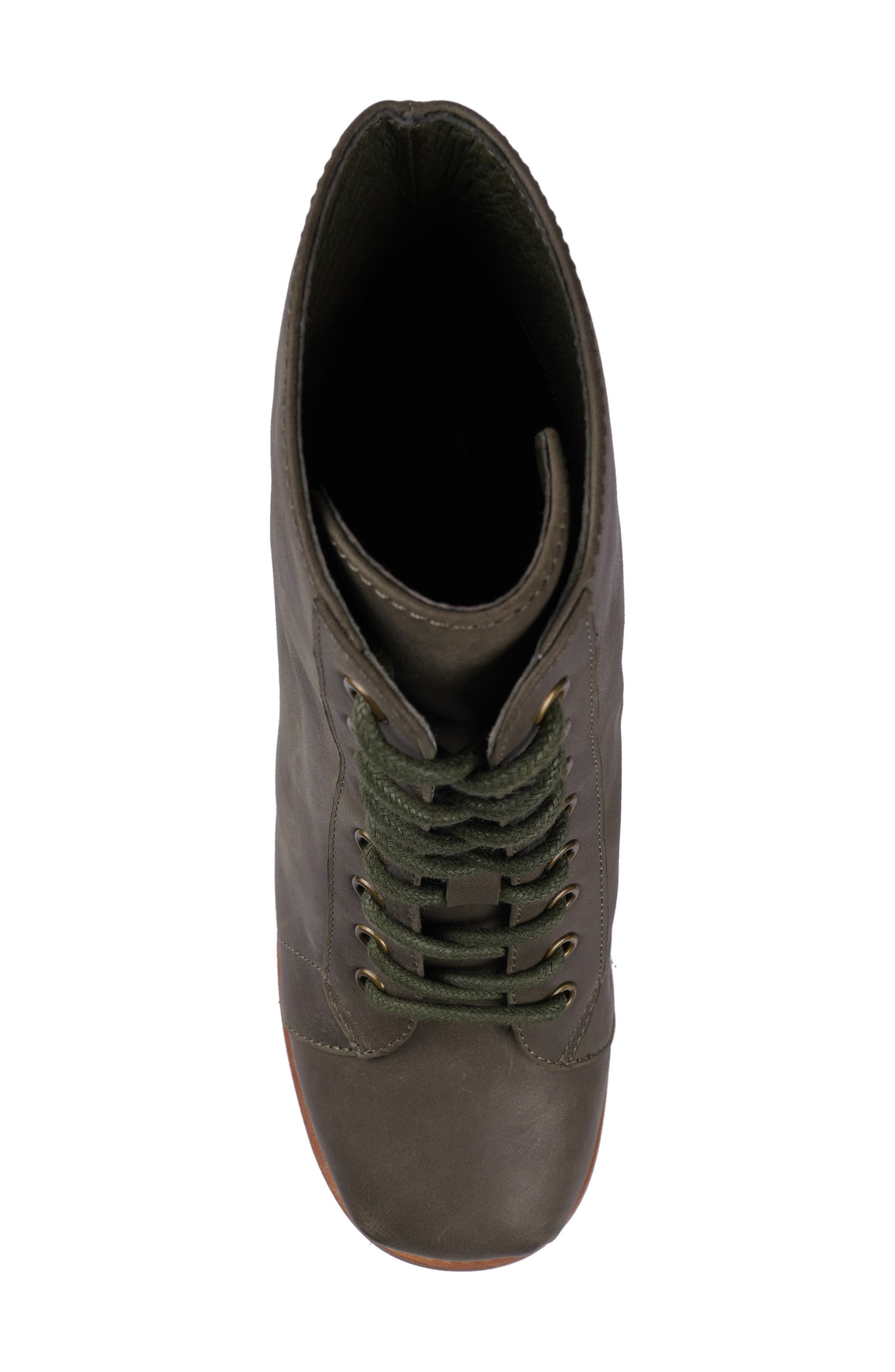 ZIGI Adelina Platform Bootie, Alternate, color, Army Grey/Green