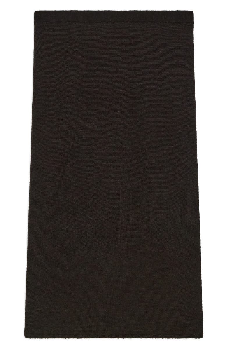 Helmut Lang Merino Wool Blend Midi Sweater Skirt, Alternate, color, Dark Brown