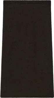 Helmut Lang Merino Wool Blend Midi Sweater Skirt