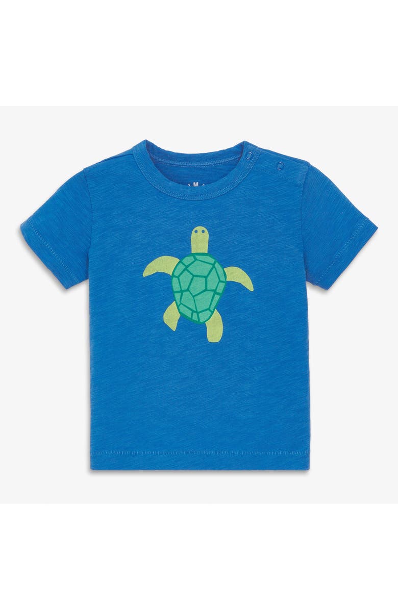 Primary Baby Sea Turtle Tee, Main, color, Blueberry Sea Turtle