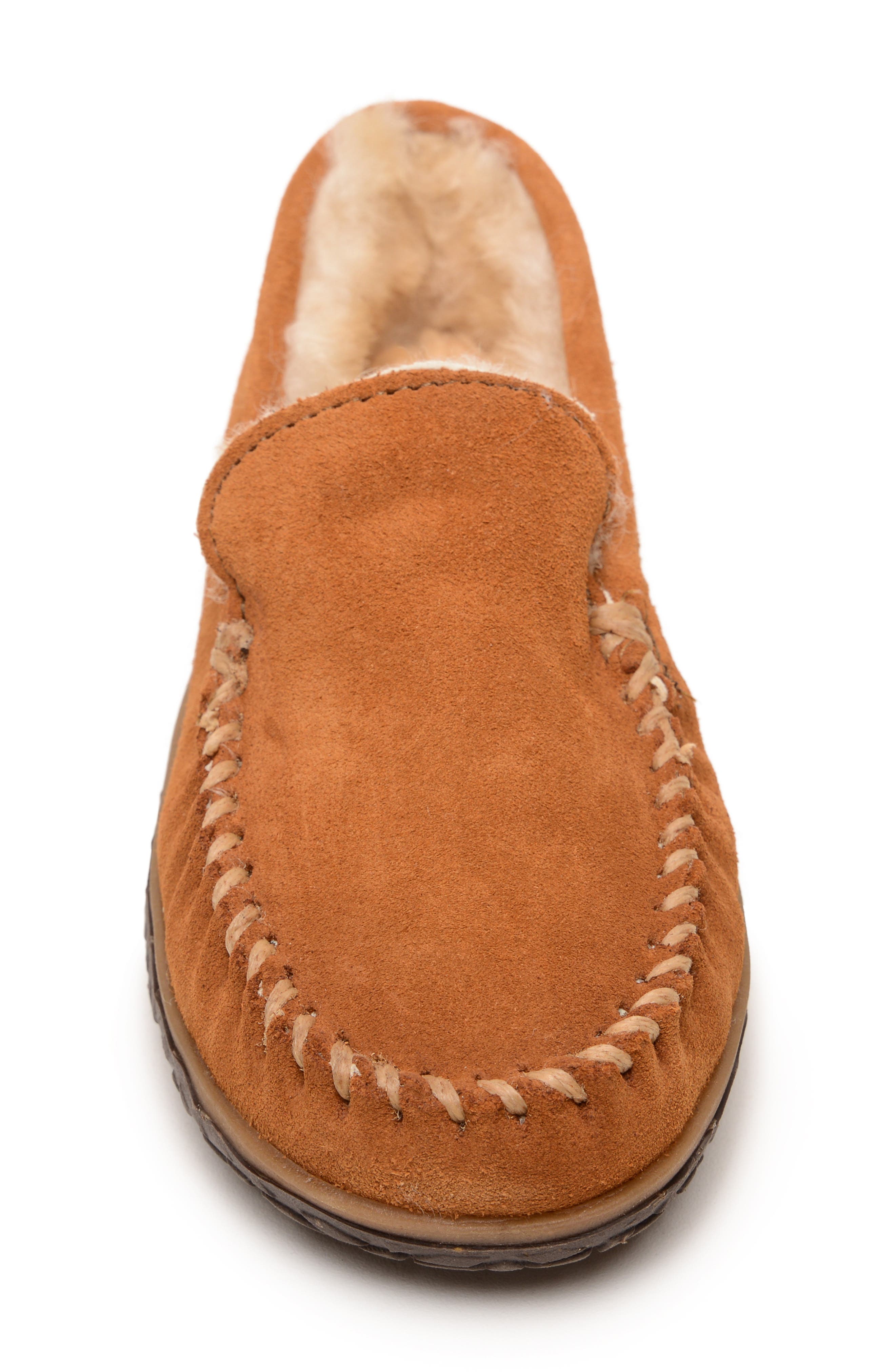 Terese Genuine Shearling Loafer, Alternate, color, BROWN 2