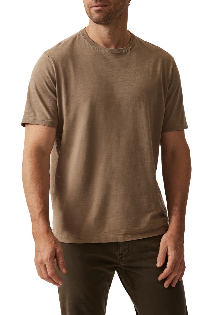 34 Heritage Slub Pima Cotton Crewneck T-Shirt, Main, color, Shitake