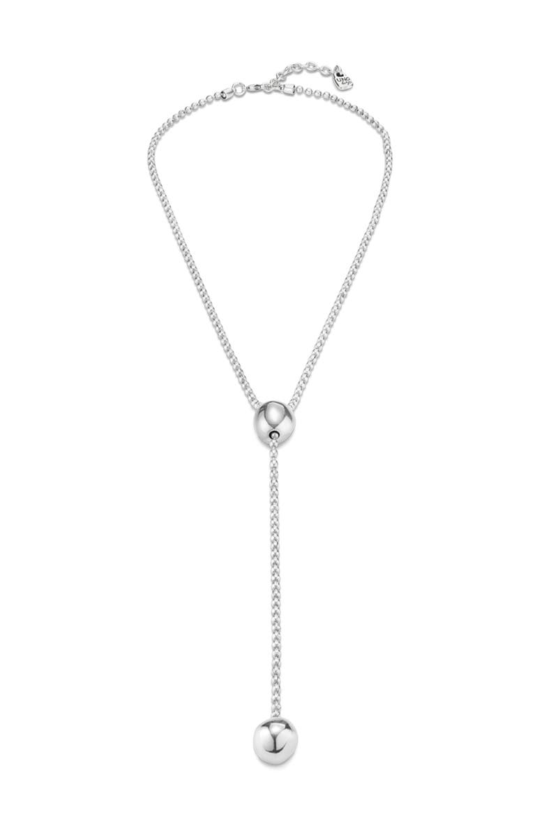 Drop Chain Necklace, Main, color, Silver