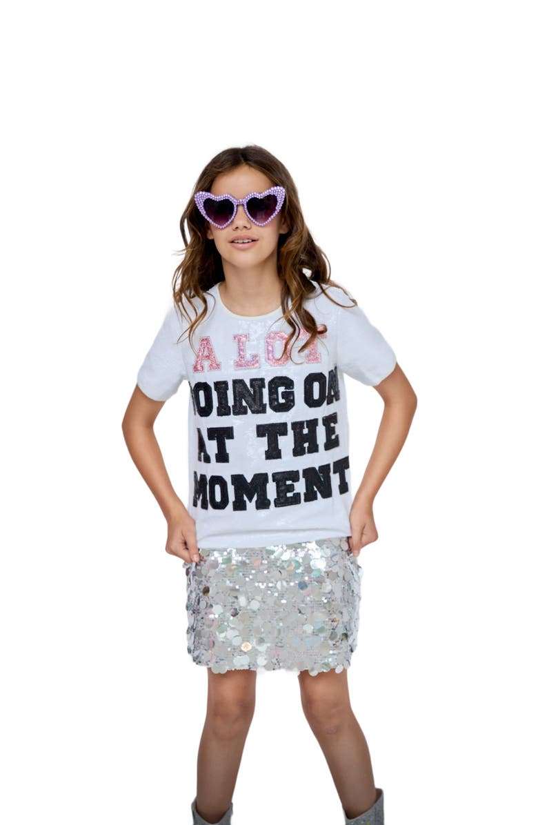 Lola + The Boys Magic Paillette Mini, Alternate, color, Black