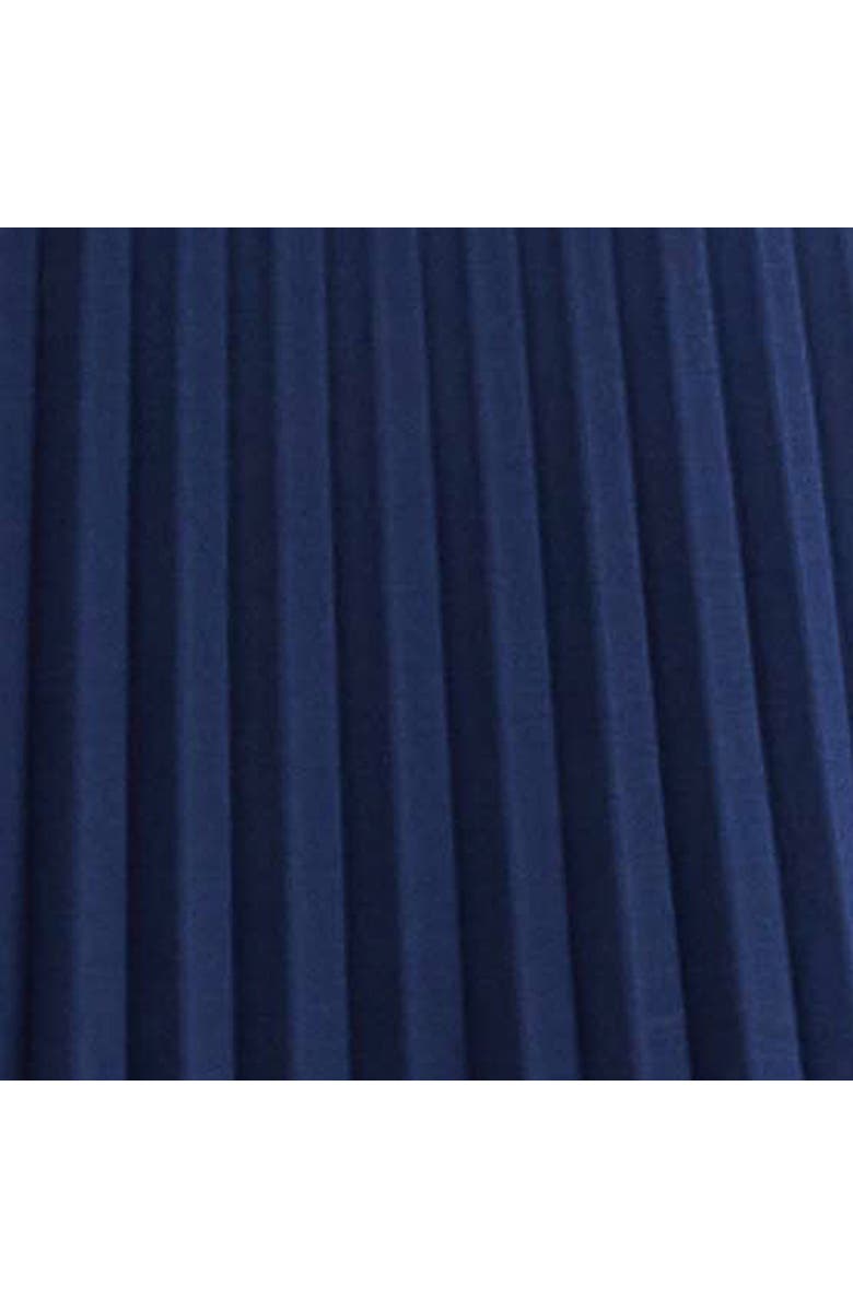 Ripe Maternity Knife Pleat Dress - Round Neck, Alternate, color, Blueprint