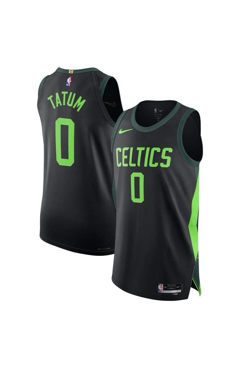 Nike Men's Nike Jayson Tatum Black Boston Celtics 2024/25 Authentic Player Jersey - City Edition, Alternate, color, 