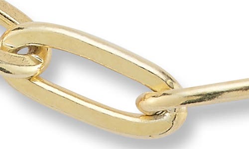 Yield Of Men Paper Clip Chain Bracelet In Gold