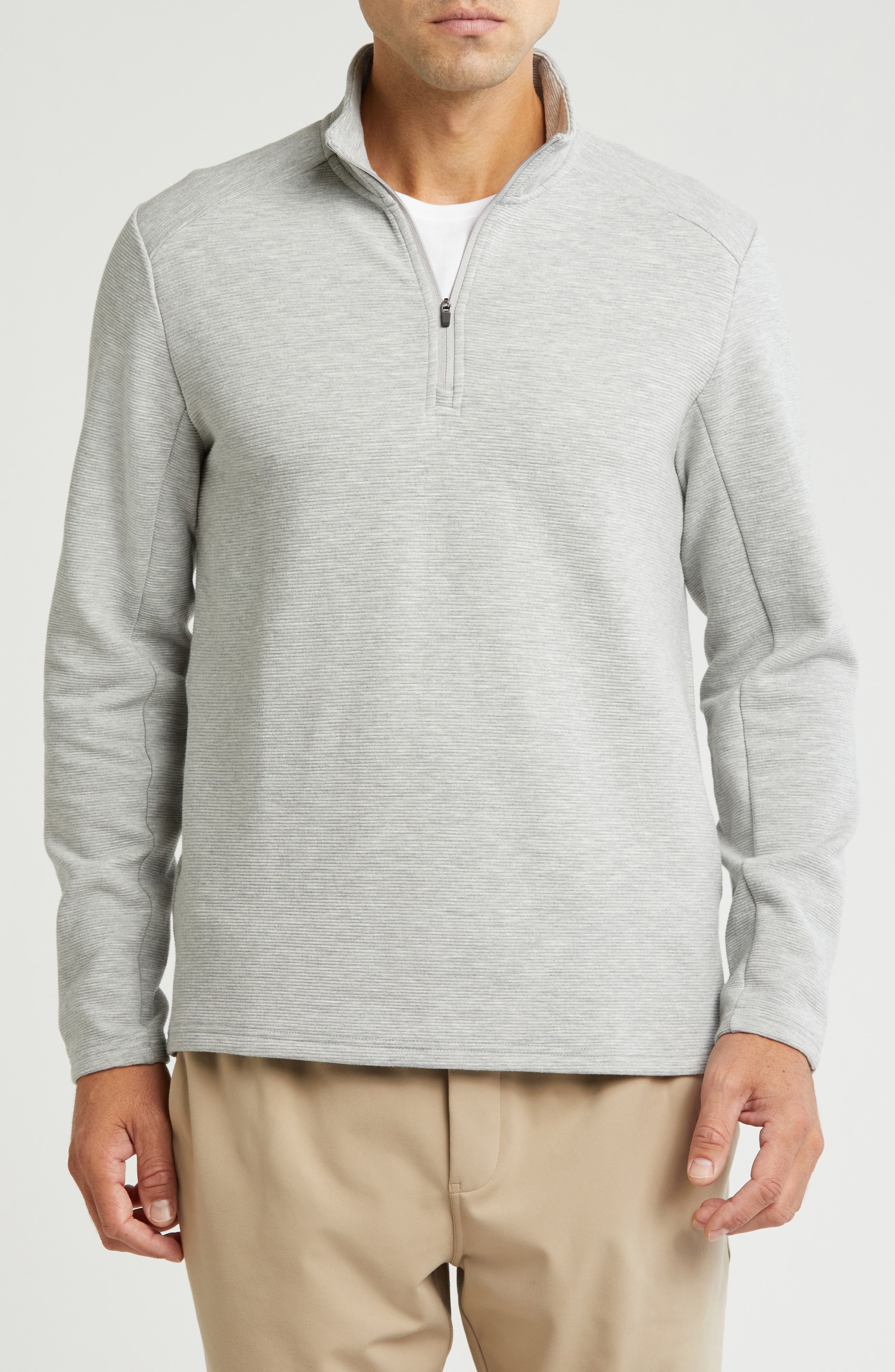 Z by Zella Cascade Ottoman Quarter Zip Sweatshirt (Men) | Nordstromrack