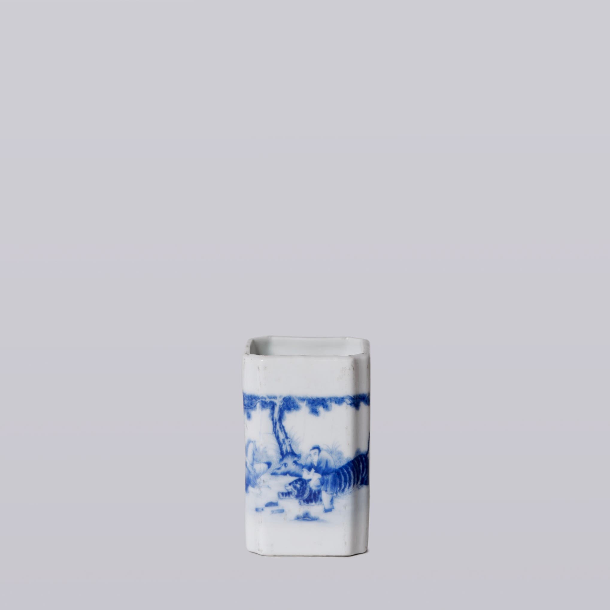 selected Blue and White